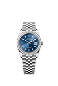 Rolex Datejust 36 Stainless Steel / Diamond / Blue / Jubilee — Ref. 126284RBR