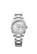 Rolex Datejust 36 Stainless Steel / Diamond / MOP-Diamond / Oyster — Ref. 126284RBR