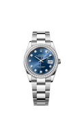 Rolex Datejust 36 Stainless Steel / Diamond / Blue-Diamond / Oyster — Ref. 126284RBR