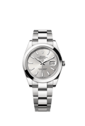 Rolex Datejust 41 Stainless Steel Smooth / Oyster / Silver — Ref. 126300