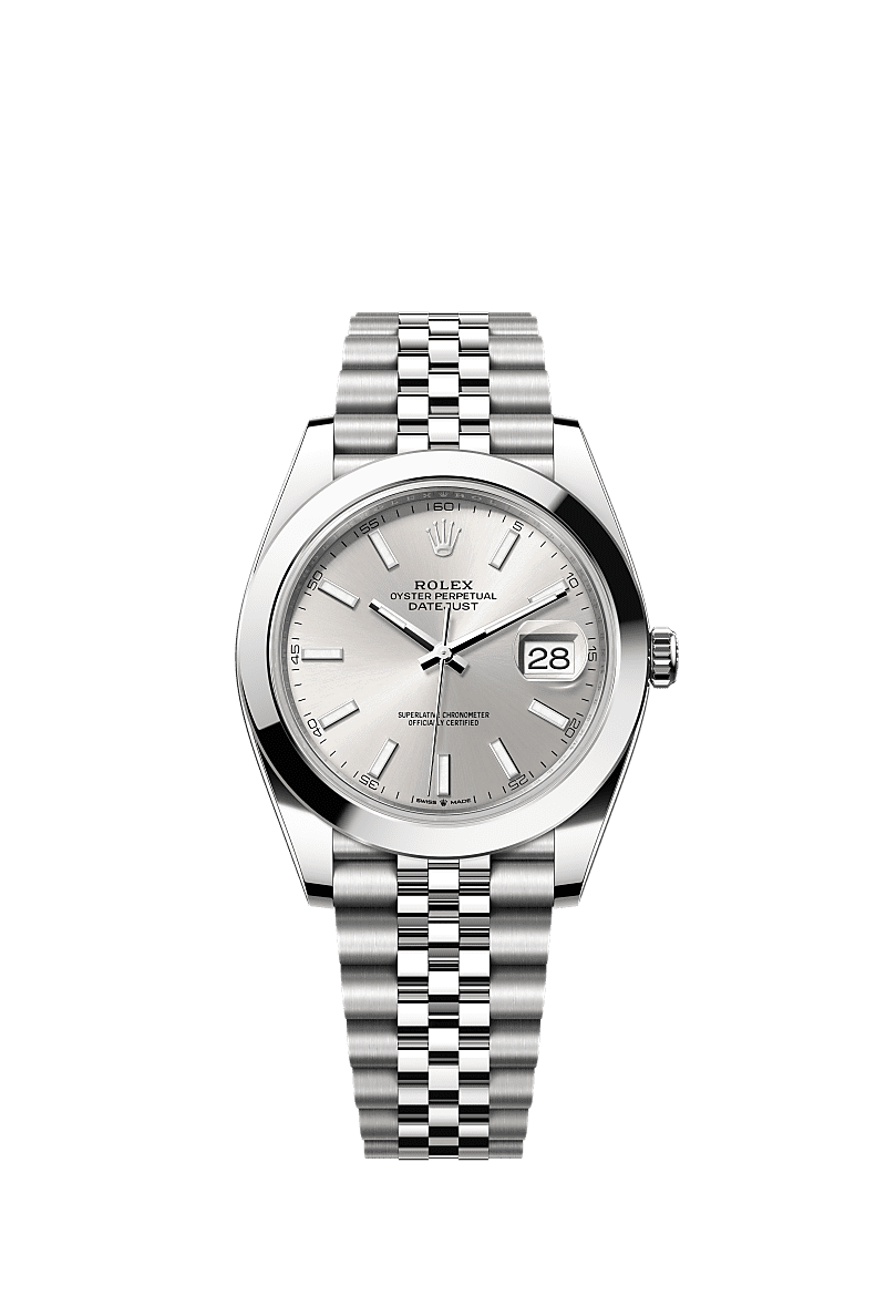 Rolex Datejust 41 Stainless Steel Smooth / Jubilee / Silver — Ref. 126300