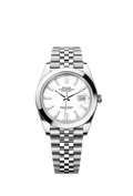 Rolex Datejust 41 Stainless Steel Smooth / Jubilee / White — Ref. 126300