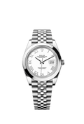 Rolex Datejust 41 Stainless Steel Smooth / Jubilee / White Roman — Ref. 126300