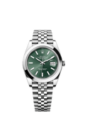 Rolex Datejust 41 Stainless Steel Smooth / Jubilee / Mint Green — Ref. 126300