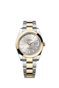 Rolex Datejust 41 Rolesor Yellow Smooth / Oyster / Silver — Ref. 126303