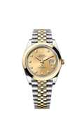 Rolex Datejust 41 Rolesor Yellow Smooth / Jubilee / Champagne - Diamond — Ref. 126303