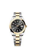 Rolex Datejust 41 Rolesor Yellow Smooth / Oyster / Black — Ref. 126303