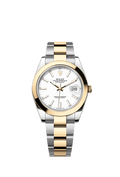 Rolex Datejust 41 Rolesor Yellow Smooth / Oyster / White — Ref. 126303