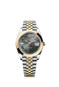 Rolex (Wimbledon) Datejust 41 Rolesor Yellow Smooth / Jubilee / Slate - Roman — Ref. 126303