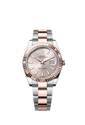 Rolex Datejust 41 Rolesor Everose Fluted / Oyster / Sundust — Ref. 126331