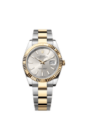 Rolex Datejust 41 126333-0001 - Rolesor Yellow Fluted / Oyster / Silver