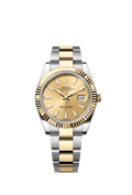 Rolex Datejust 41 126333-0009 - Rolesor Yellow Fluted / Oyster / Champagne