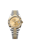 Rolex Datejust 41 126333-0010 - Rolesor Yellow Fluted / Jubilee / Champagne