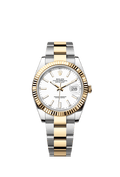 Rolex Datejust 41 126333-0015 - Rolesor Yellow Fluted / Oyster / White