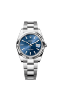Rolex Datejust 41 Stainless Steel Fluted / Oyster / Blue — Ref. 126334