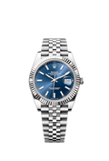 Rolex Datejust 41 Stainless Steel Fluted / Jubilee / Blue — Ref. 126334
