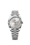 Rolex Datejust 41 Stainless Steel Fluted / Oyster / Silver — Ref. 126334