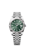Rolex Datejust 41 Stainless Steel - Fluted / Green / Jubilee — Ref. 126334