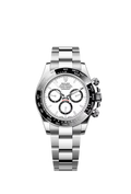 Rolex - 126500LN Cosmograph Daytona Stainless Steel - Cerachrom / White / Oyster — Ref. 126500LN