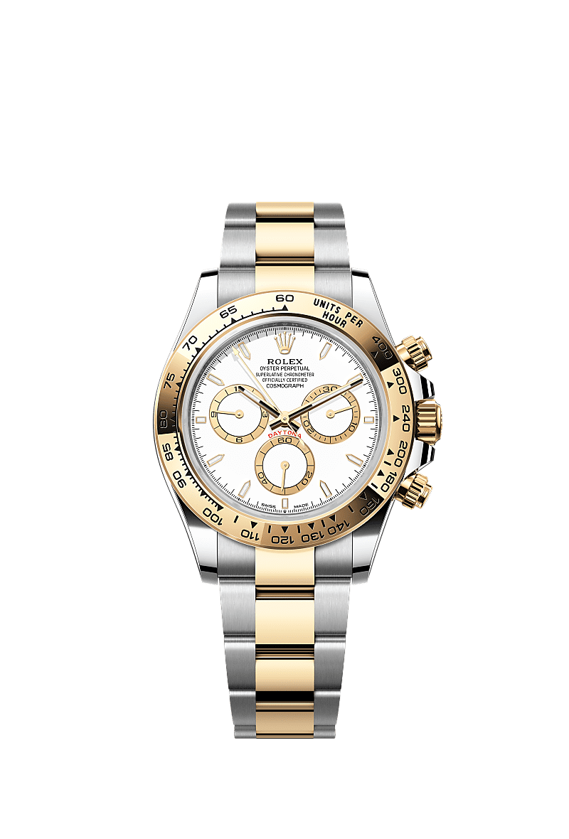 Rolex - 126503 Cosmograph Daytona Stainless Steel - Yellow Gold / White / Oyster — Ref. 126503