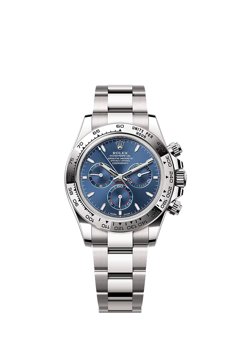 Rolex - Daytona Cosmograph White Gold / Blue / Oyster — Ref. 126509