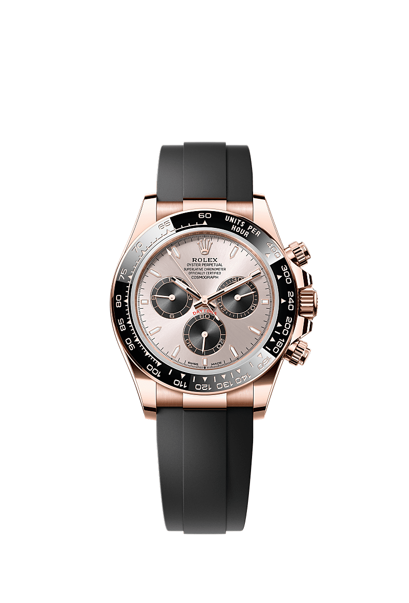 Rolex Cosmograph Daytona Everose - Cerachrom / Sundust - Black / Oysterflex — Ref. 126515LN