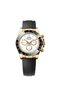 Rolex Cosmograph Daytona Yellow Gold - Cerachrom / White / Oysterflex — Ref. 126518LN