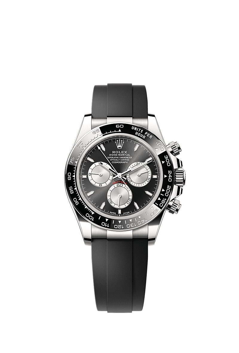 Rolex Cosmograph Daytona White Gold - Cerachrom / Black - Steel / Oysterflex — Ref. 126519LN