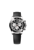 Rolex Cosmograph Daytona White Gold - Cerachrom / Black - Steel- Diamond / Oysterflex — Ref. 126519LN