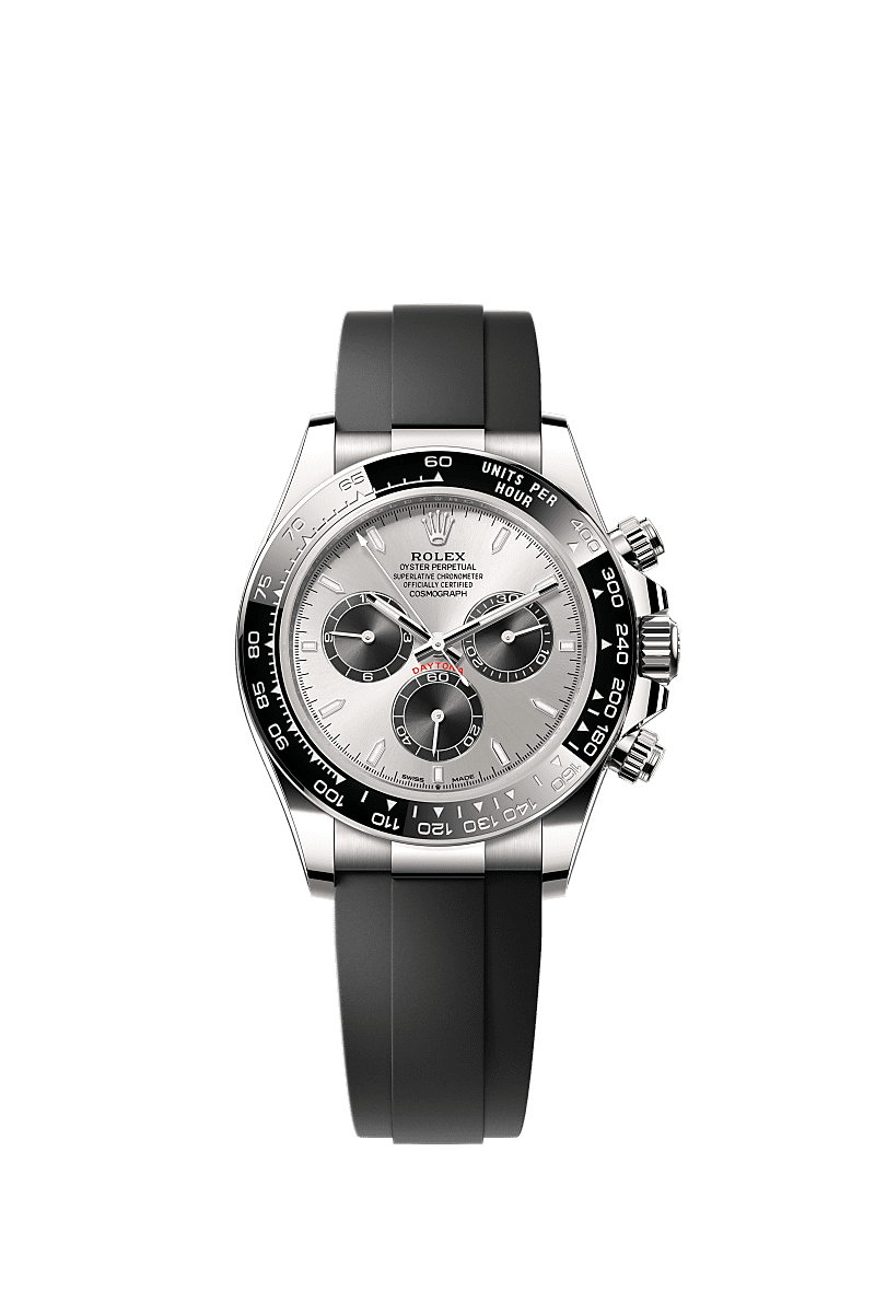 Rolex Cosmograph Daytona White Gold - Cerachrom / Steel - Black / Oysterflex — Ref. 126519LN