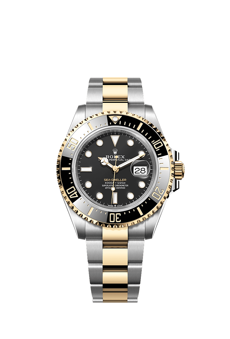 Rolex Sea-Dweller Stainless Steel / Yellow Gold / Black — Ref. 126603