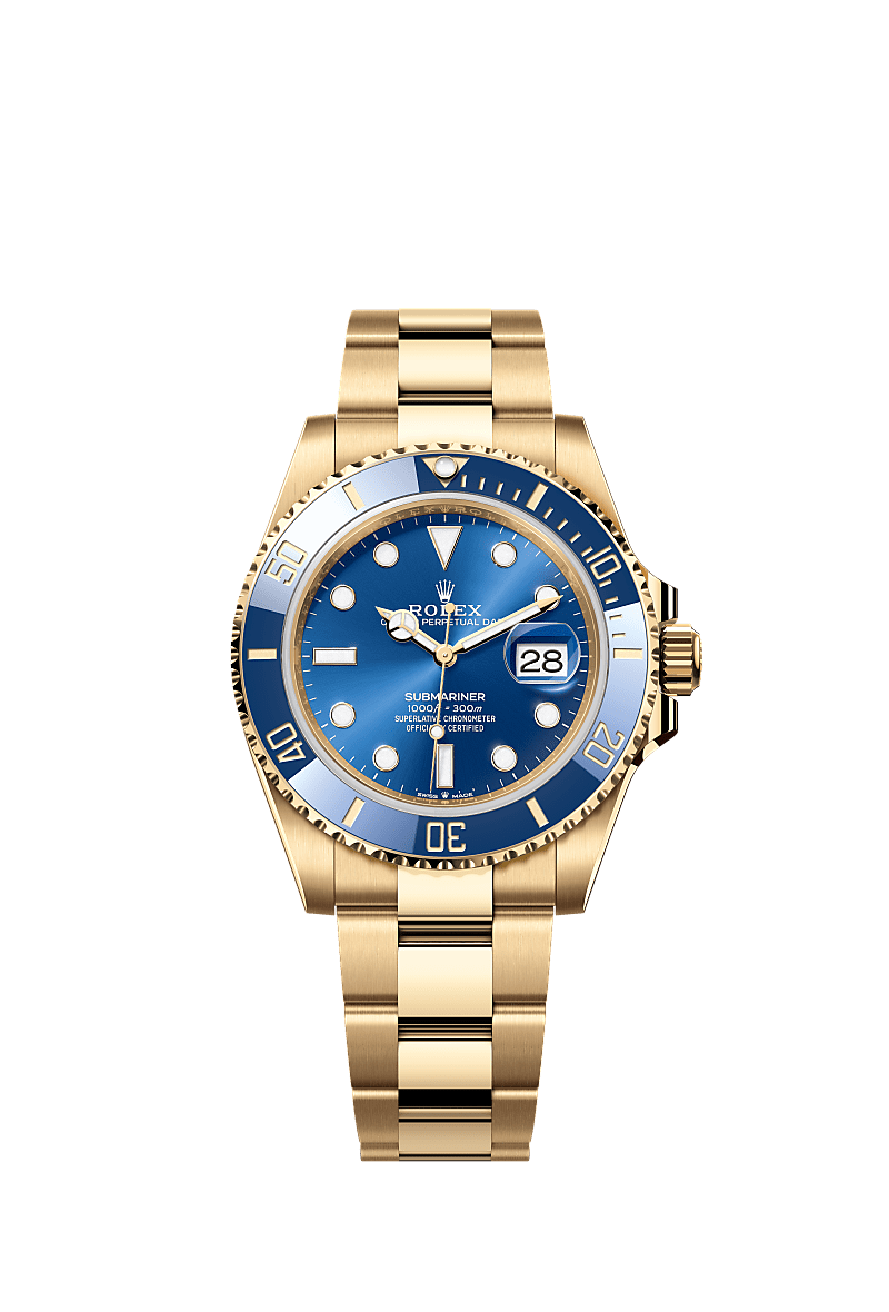 Rolex Submariner Date 41 Yellow Gold / Blue — Ref. 126618LB