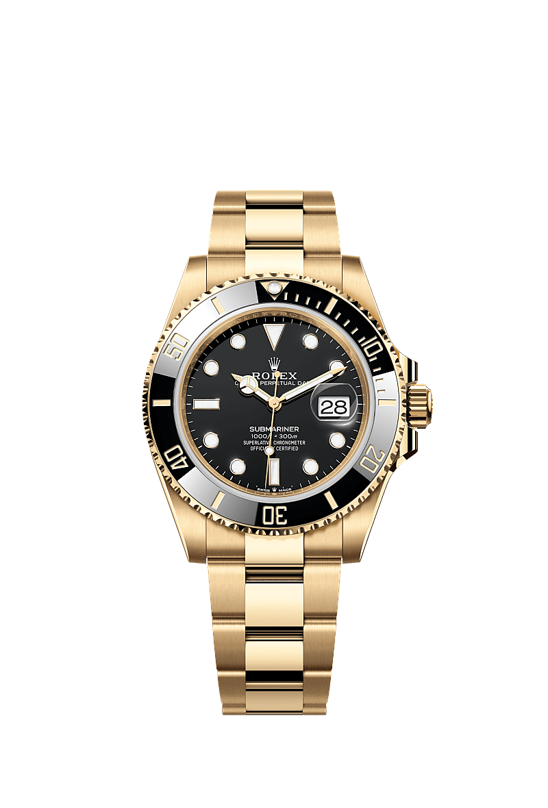 Rolex Submariner Date 41 Yellow Gold / Black — Ref. 126618LN