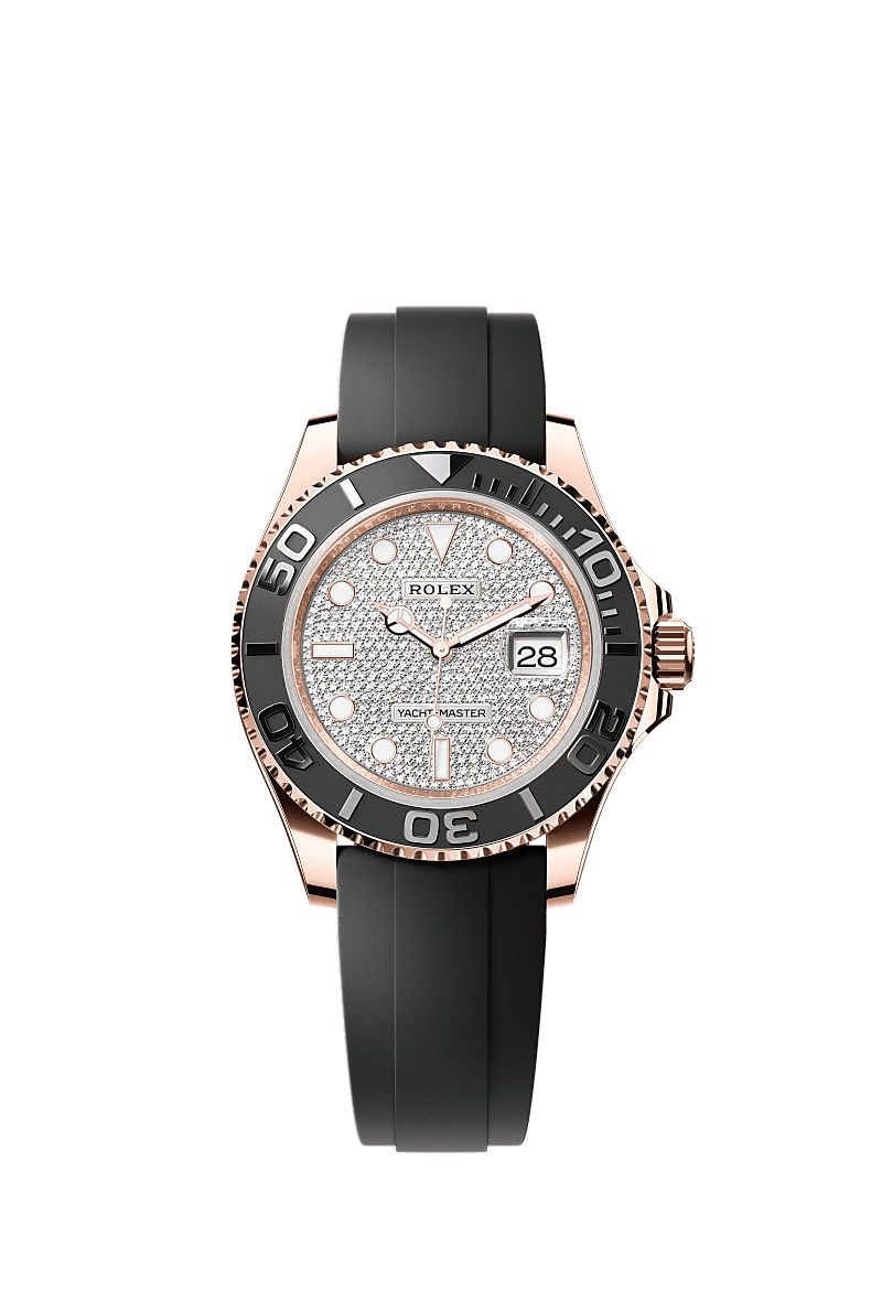 Rolex Yacht-Master 40 Everose Cerachrom / Diamond — Ref. 126655