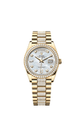 Rolex Day-Date 36 Yellow Gold / Diamond / MOP-Diamond / President-Diamond — Ref. 128348RBR