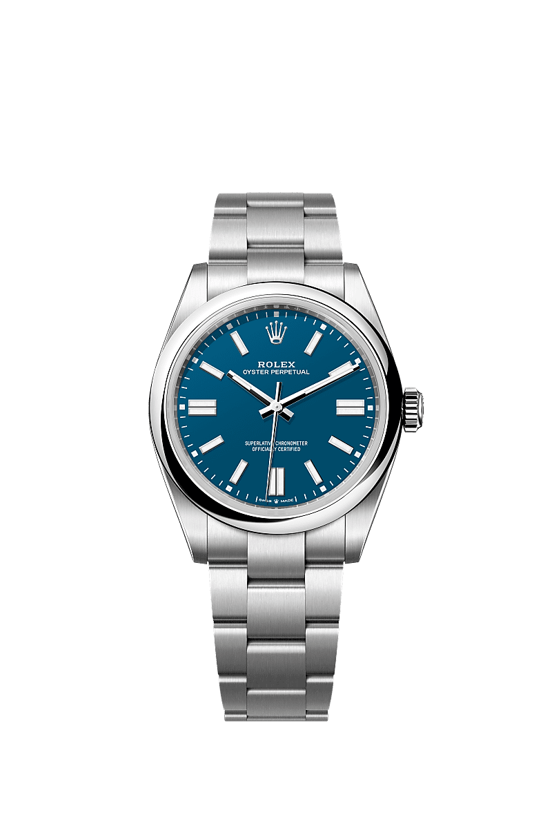 Rolex - Oyster Perpetual 41 Stainless Steel / Blue Matte — Ref. 134300
