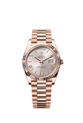Rolex Day-Date 40 Everose / Sundust - Roman — Ref. 228235