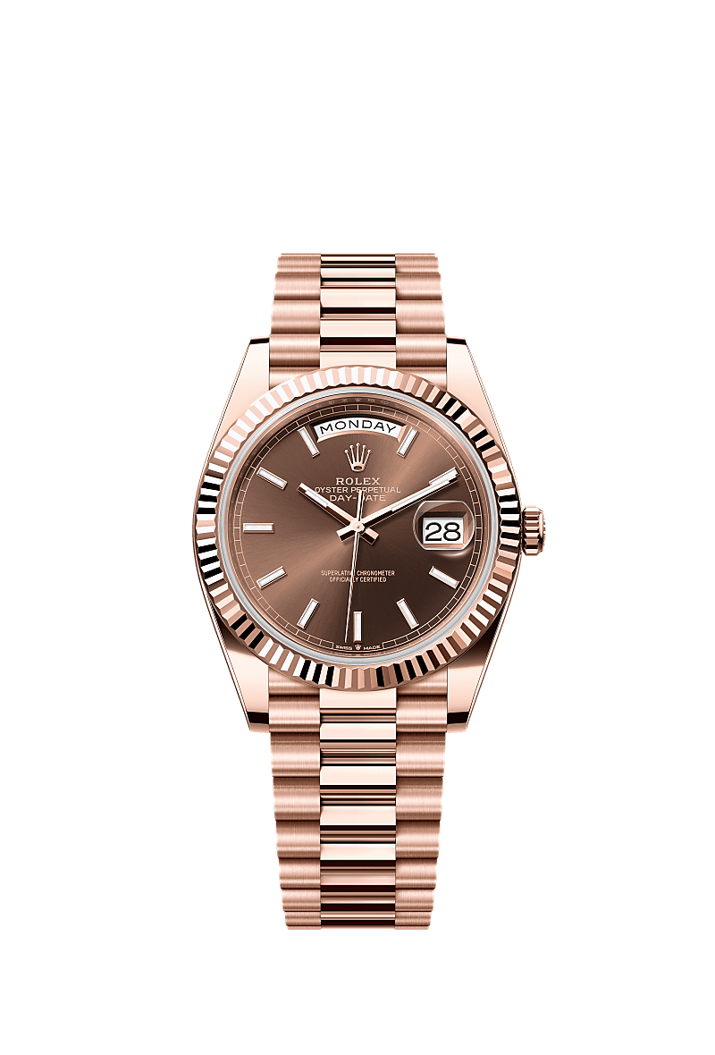 Rolex - Day-Date 40 Everose / Chocolate — Ref. 228235