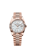 Rolex - Day-Date 40 Everose / MOP - Baguette — Ref. 228235