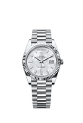 Rolex - Day-Date 40 Platinum - Fluted / Blue Ombr̩ — Ref. 228236