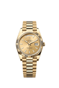 Rolex Day-Date 40 Yellow Gold / Champagne — Ref. 228238