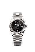 Rolex Day-Date 40 White Gold / Black — Ref. 228239