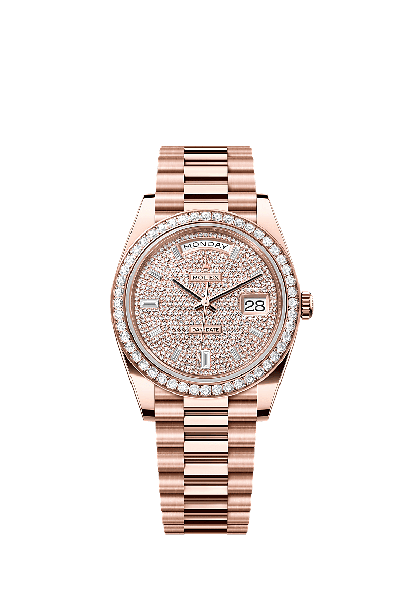Rolex - Day-Date 40 Everose / Diamond / Paved — Ref. 228345RBR