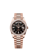 Rolex - Day-Date 40 Everose / Diamond / Eisenkiesel — Ref. 228345RBR