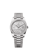 Rolex - Day-Date 40 White Gold / Meteorite / Diamond — Ref. 228349RBR