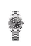 Rolex - Day-Date 40 White Gold / Diamond / Grey — Ref. 228349RBR