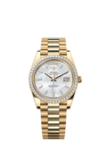Rolex - Day-Date 40 Yellow Gold - Baguette / MOP - Baguette — Ref. 228398TBR