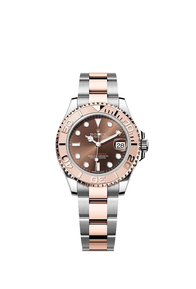 Rolex Yacht-Master 37 Rolesor Everose / Chocolate — Ref. 268621