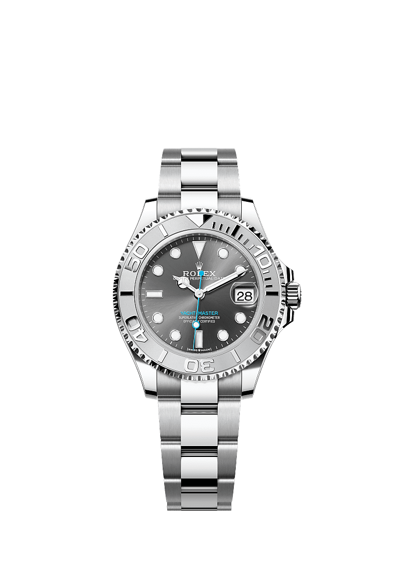 Rolex Yacht-Master 37 Rolesium / Dark Rhodium — Ref. 268622