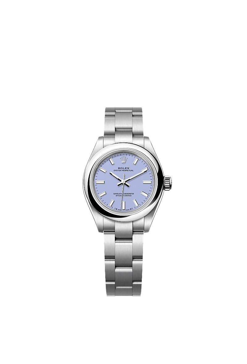 Rolex - Oyster Perpetual 28 Stainless Steel / Lavender — Ref. 276200